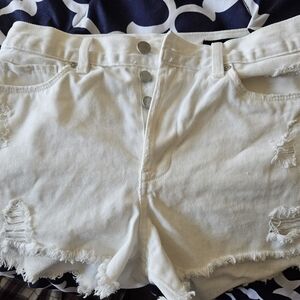 BlankNYC White jean shorts